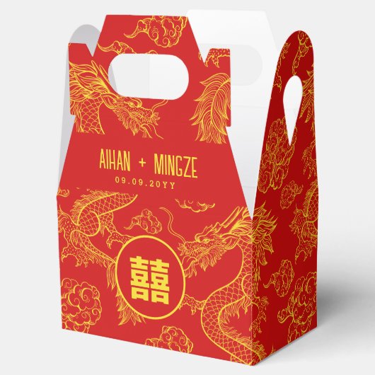 Dragon und Phoenix Geschenkschachtel (Geöffnet)