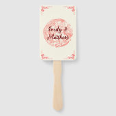 Dragon und Phoenix-Hochzeit in China Fächer (Rückseite)