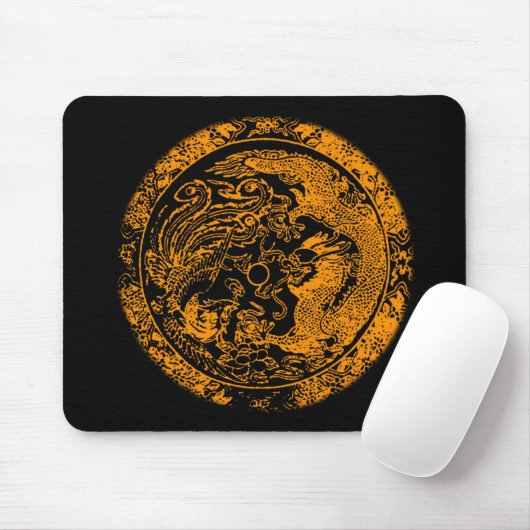 Dragon und Phoenix Mousepad (Mit Mouse)