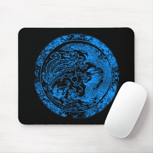 Dragon und Phoenix Mousepad (Mit Mouse)