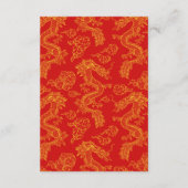 Dragon und Phoenix | Phoenix Backdrop Guest Info Begleitkarte (Rückseite)