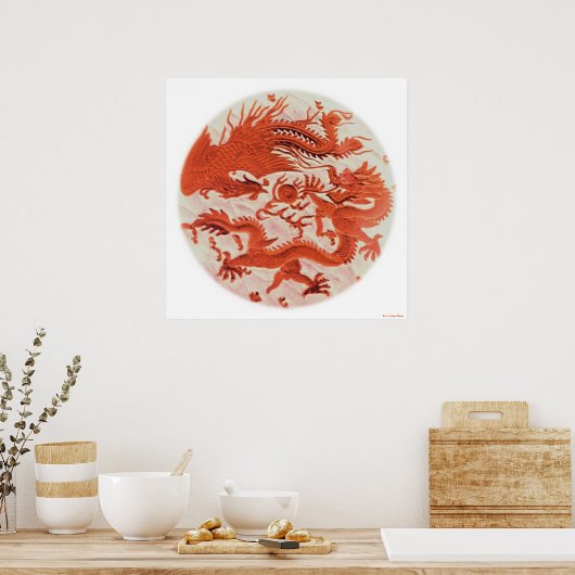 Dragon und Phoenix Poster (Küche)