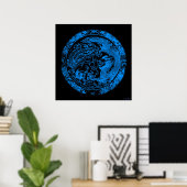 Dragon und Phoenix Print Poster (Heimbüro)
