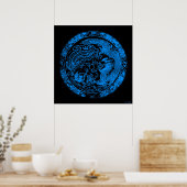 Dragon und Phoenix Print Poster (Küche)