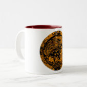 Dragon und Phoenix-Tasse Zweifarbige Tasse (Vorderseite Links)