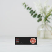 Dragon und Phoenix-Visitenkarte Mini Visitenkarte (Stehend Vorderseite)