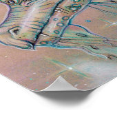 Dragon und Schmetterling Fantasy Art Poster von Re (Ecke)