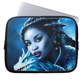 Dragon und seine Königin - Elektronik-Tasche Laptopschutzhülle