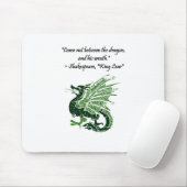 Dragon und Seiner Zorn Shakespeare King Lear Carto Mousepad (Mit Mouse)