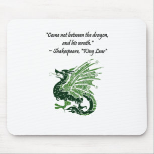 Dragon und Seiner Zorn Shakespeare King Lear Carto Mousepad