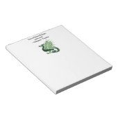 Dragon und Seiner Zorn Shakespeare King Lear Carto Notizblock (angewinkelt)