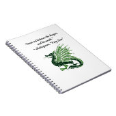 Dragon und Seiner Zorn Shakespeare King Lear Carto Notizblock (Rechte Seite)