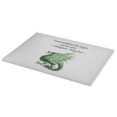 Dragon und Seiner Zorn Shakespeare King Lear Carto Schneidebrett (Ecke)