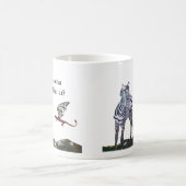 Dragon und Zebra Kaffeetasse (Mittel)