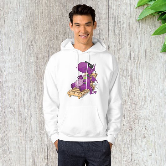 Dragon Vacation Mens Hoodie