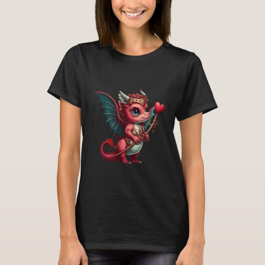 Dragon Valentine's Day Dragons Dragon Dragon 14 T-Shirt (Vorderseite)