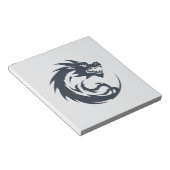 Dragon Vector Art Animal Modern Urban City Grafik Notizblock (angewinkelt)