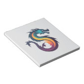 Dragon Vector Art Animal Modern Urban City Grafik Notizblock (angewinkelt)
