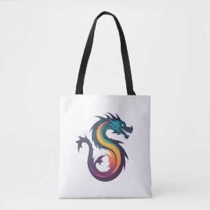 Dragon Vector Art Animal Modern Urban City Grafik Tasche