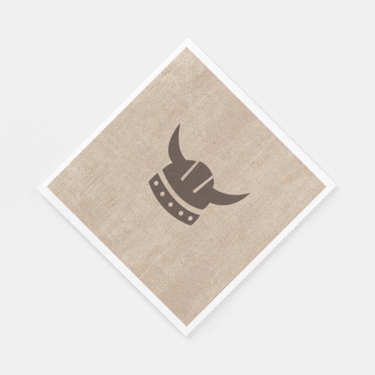 Dragon & Viking Paper Napkin Serviette (Ecke)