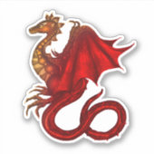 Dragon Vinyl Custom Sticker (Vorderseite)