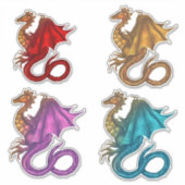 Dragon Vinyl Custom Sticker (Vorderseite)