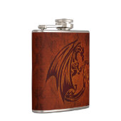 Dragon Vinyl Wrapped Flask Flachmann (Rechts)