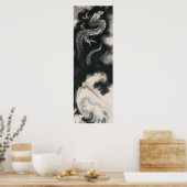 Dragon von Katsushika Hokusai Poster (Küche)