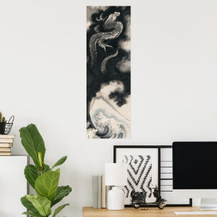 Dragon von Katsushika Hokusai Poster