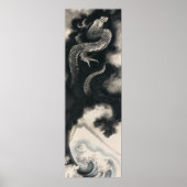 Dragon von Katsushika Hokusai Poster (Vorne)