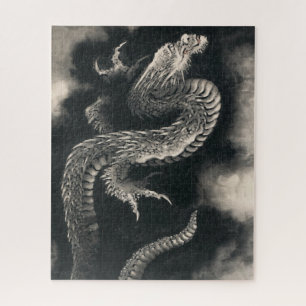 Dragon von Katsushika Hokusai Puzzle