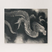 Dragon von Katsushika Hokusai Puzzle (Horizontal)