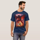 Dragon vs. Knight T-Shirt (Vorne ganz)