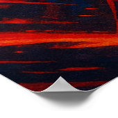 Dragon vs Lion Wall Art – Fire and Ice Clash Poster (Ecke)