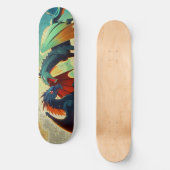Dragon vs Pegasus  Skateboard (Vorderseite)