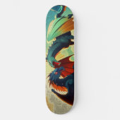 Dragon vs Pegasus  Skateboard (Vorderseite)