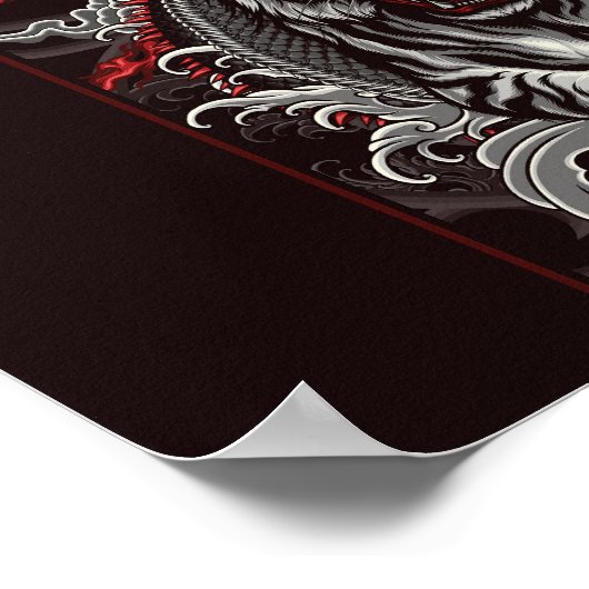 Dragon vs. Tiger Poster (Ecke)
