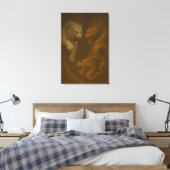 Dragon vs White Tiger – Mystical Fantasy Wall Art  Leinwanddruck (Insitu (Schlafzimmer))