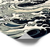 Dragon Wall Poster, japanische Kunstdarstellung Poster (Ecke)