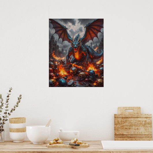 Dragon War Poster (Küche)