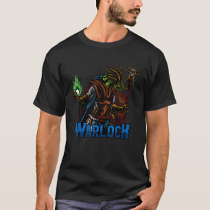 Dragon Warlock D20 Rollenspiel Rpg Fantasy Tableto T-Shirt