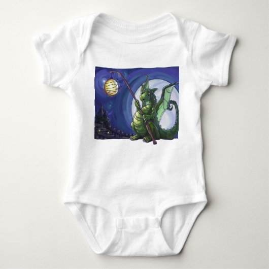 Dragon Watch Art Baby Strampler (Vorderseite)