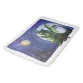 Dragon Watch Art Badematte (Schrägansicht)