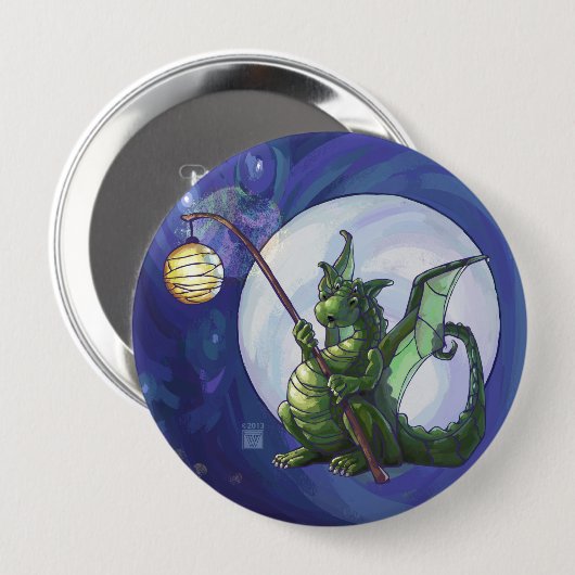 Dragon Watch Art Button (Vorne & Hinten)