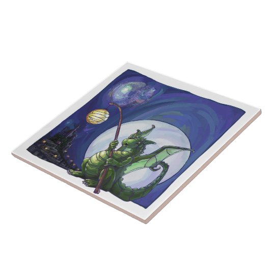 Dragon Watch Art Fliese (Seite)