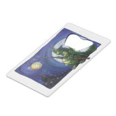 Dragon Watch Art Geldkarten Flaschenöffner (Vorderseite Schrägansicht)