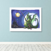 Dragon Watch Art Leinwanddruck (Insitu (Holzboden))