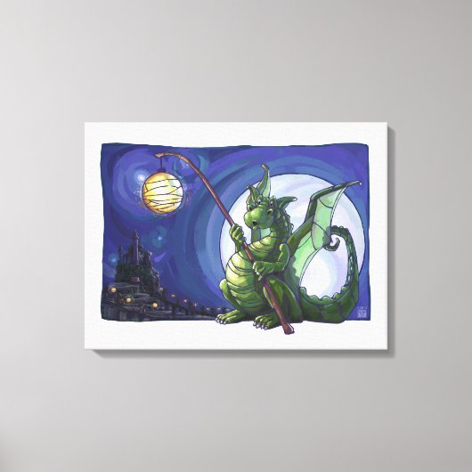 Dragon Watch Art Leinwanddruck (Vorderseite)