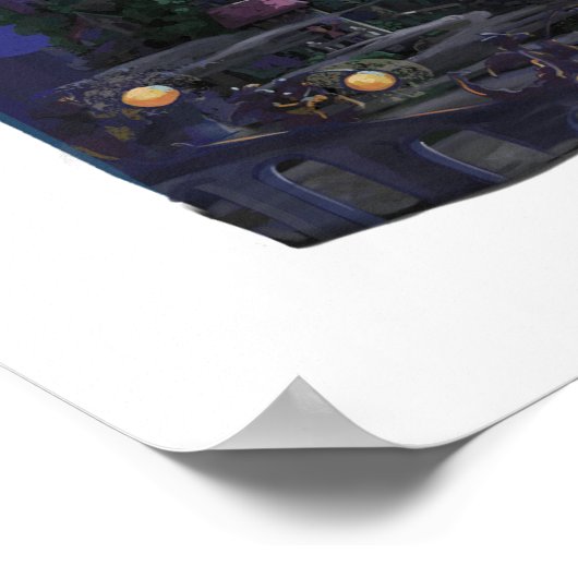 Dragon Watch Art Poster (Ecke)