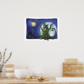 Dragon Watch Art Poster (Küche)